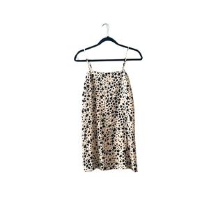 Beach bunny spot print dress
